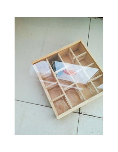 Laberinto de Madera para Hámster Hypeety 25x25x7 cm