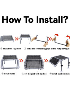 Loft Elevado para Tortugas Grande SUPERPAWS 33 cm Acuario 151-341L 2