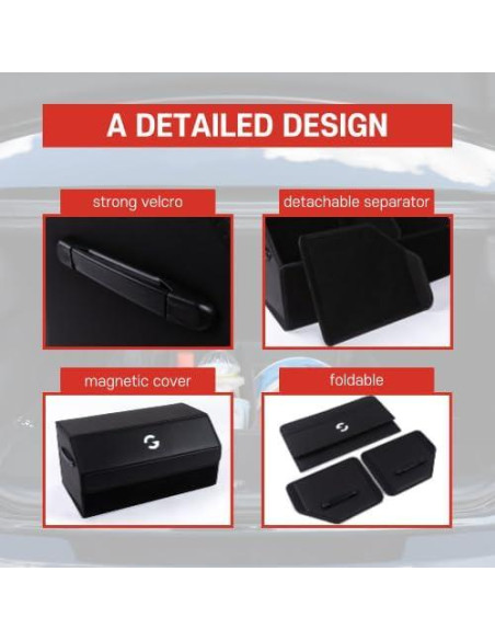 Organizador de Maletero OLG 50L Plegable Impermeable SUV