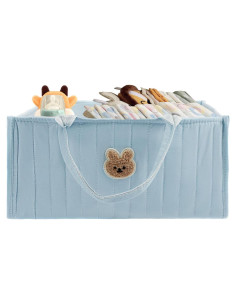 Organizador de Pañales LGHWKETH Caddy Grande Azul 38x22x19 cm