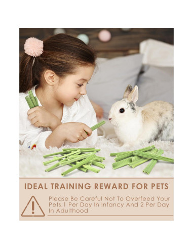 Bissap Palitos Masticables de Conejo 50 PCS - Snack Orgánico Natural