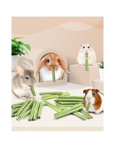 Bissap Palitos Masticables de Conejo 50 PCS - Snack Orgánico Natural