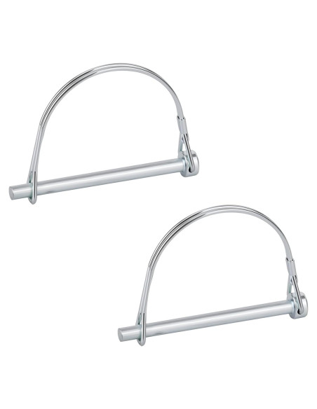 Pasador de Enganche de Remolque BOXOB 2 Pcs Acero 86mm
