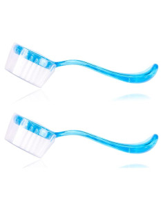 Set de 2 Cepillos de Baño para Mascotas WOLEDOE - Azul