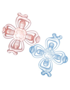 Mordedores de Silicona PandaEar para Bebés - 2 Pack Alivio Dentición