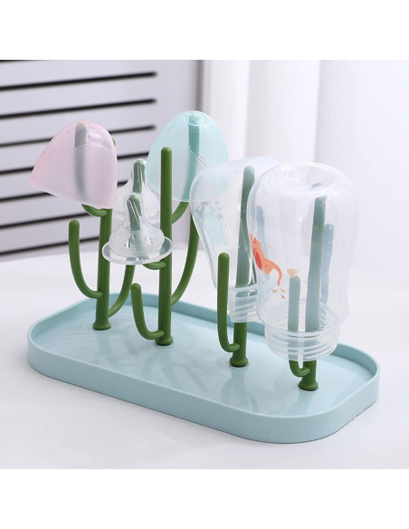 Escurridor de Biberones OULIGET con Bandeja Desmontable 25.4x14.5cm