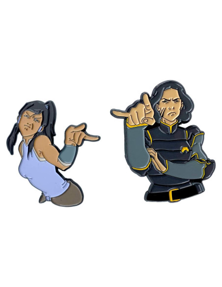 Conjunto de Pines La Leyenda de Korra - Lin y Korra