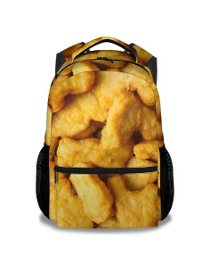 Mochila Escolar UNIKITTY Amarilla 40.6x30.5x13.7 cm para Niños