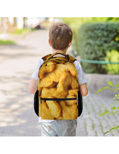 Mochila Escolar UNIKITTY Amarilla 40.6x30.5x13.7 cm para Niños