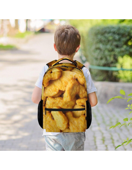 Mochila Escolar UNIKITTY Amarilla 40.6x30.5x13.7 cm para Niños