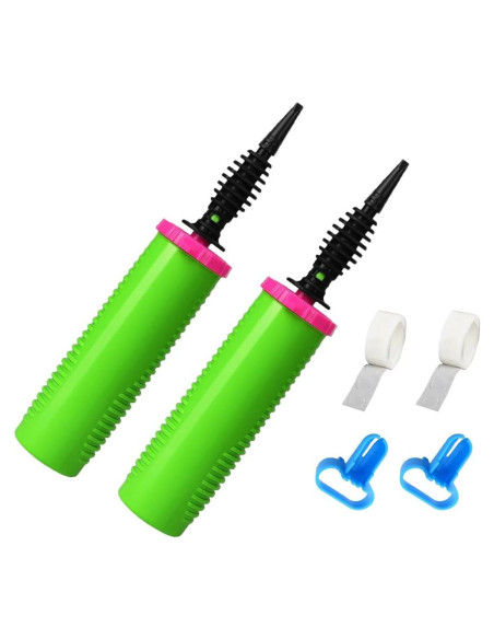Bombas de Globos Manuales Acquwistach 2 Pack Doble Acción Verde
