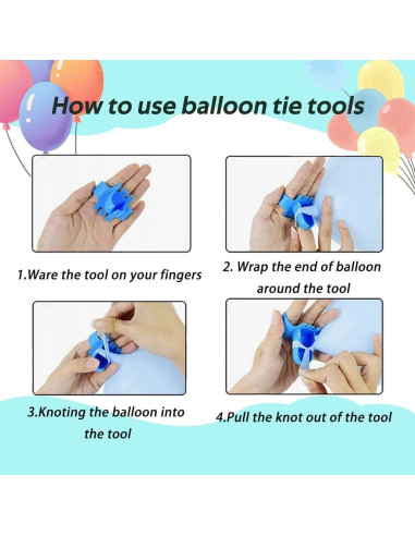 Bombas de Globos Manuales Acquwistach 2 Pack Doble Acción Verde