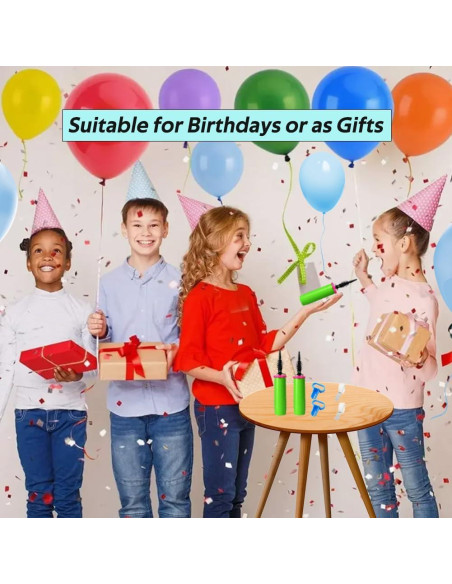 Bombas de Globos Manuales Acquwistach 2 Pack Doble Acción Verde