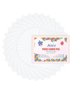 Hojas de Pegamento para Rompecabezas Ainiv 32PCS Transparentes