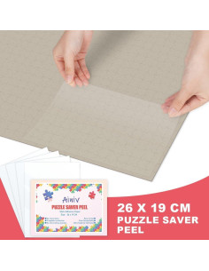 Hojas de Pegamento para Rompecabezas Ainiv 32PCS Transparentes 2