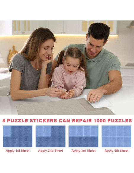 Hojas de Pegamento para Rompecabezas Ainiv 32PCS Transparentes