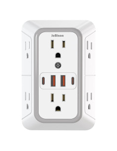 Extensor de Enchufe 6 Salidas con 4 Puertos USB ZHONGSHAN