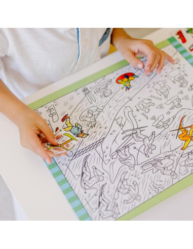 Bloc de Pegatinas Buscar y Encontrar Melissa & Doug - Aventura