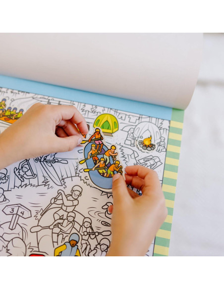 Bloc de Pegatinas Buscar y Encontrar Melissa & Doug - Aventura