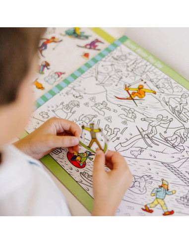 Bloc de Pegatinas Buscar y Encontrar Melissa & Doug - Aventura