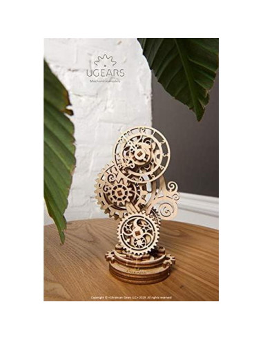 Rompecabezas 3D Reloj Steampunk Ugears - Madera Mecánica