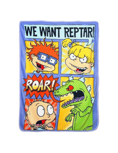 Manta Micro Raschel Northwest Nick Rewind 116.84x152.4 cm Rugrats