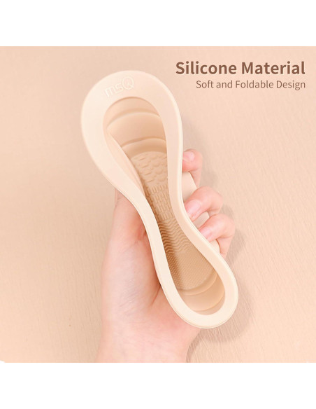 Cuenco Limpiador Plegable de Brochas MSQ - Silicona Premium