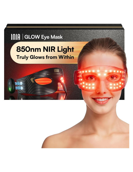 Máscara de Terapia de Luz Roja INIA para Ojos - Antienvejecimiento