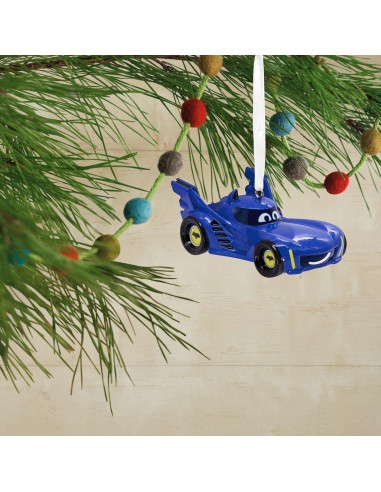 Adorno Navideño Hallmark Batimóvil DC Batwheels 7.62x5.08 cm