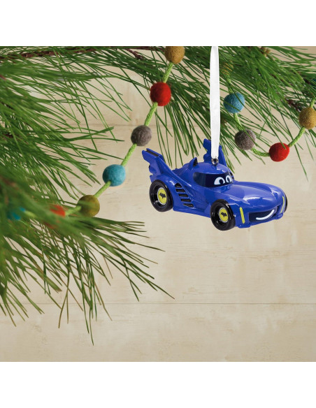 Adorno Navideño Hallmark Batimóvil DC Batwheels 7.62x5.08 cm