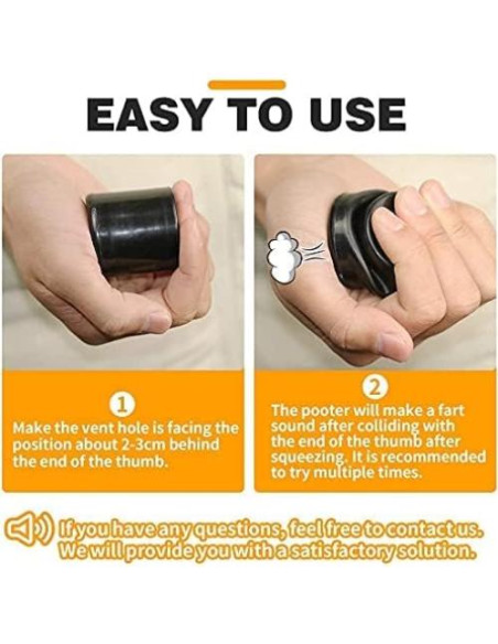 2 Piezas Máquina de Pedos Pooter Pajojoqa Juguete Broma