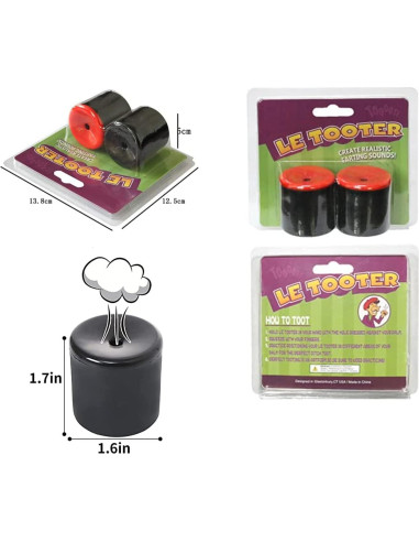 2 Piezas Máquina de Pedos Pooter Pajojoqa Juguete Broma