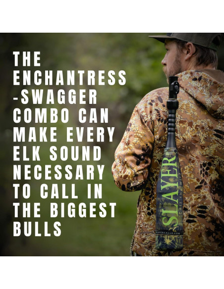 Llamador de Alces Slayer con Tubo Bugle y Caña Extra