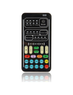 Cambiador de Voz Portátil Dpofirs con 8 Efectos de Sonido