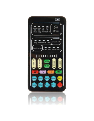 Cambiador de Voz Portátil Dpofirs con 8 Efectos de Sonido