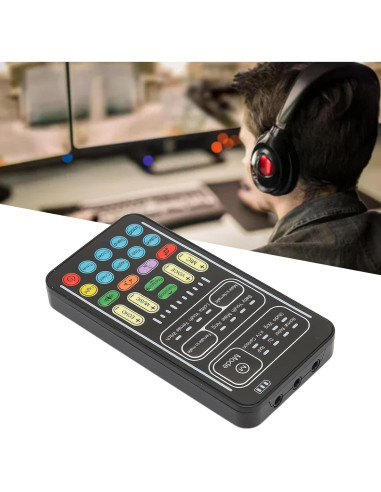 Cambiador de Voz Portátil Dpofirs con 8 Efectos de Sonido