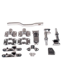 Kit de Cerradura de Puerta para Contenedores Mytee 2 Piezas Acero Inoxidable