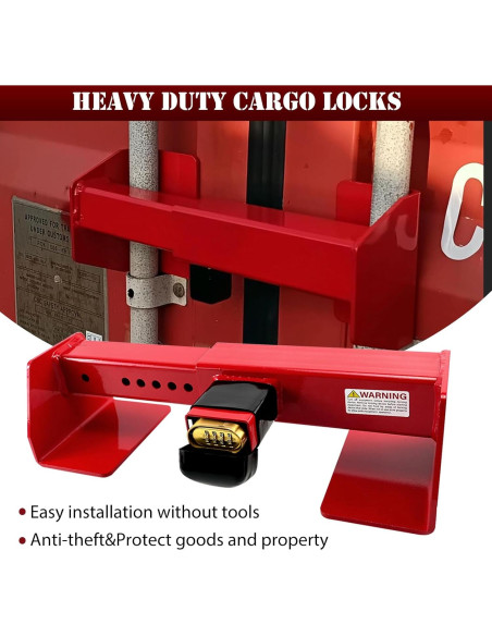 Cerradura de Combinación RYANSTAR RACING para Contenedores 5.79 kg