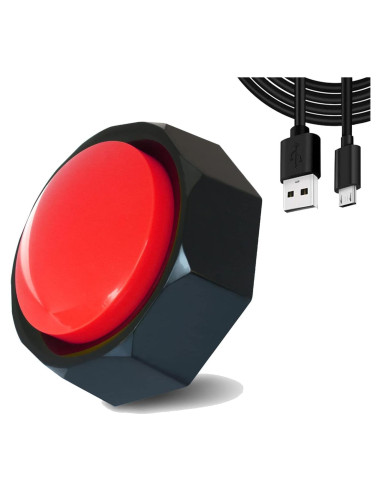 Botón Grabable USB U-Likee 8MB con Altavoz Metalico