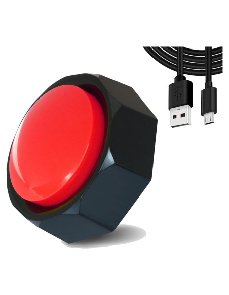 Botón Grabable USB U-Likee 8MB con Altavoz Metalico