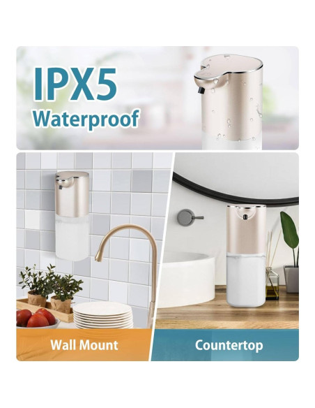 Dispensador Automático de Jabón Espumoso Cheftick 400ml