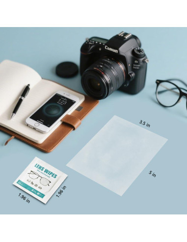 200 Toallitas Limpiadoras para Lentes OHOO - Prehumedecidas