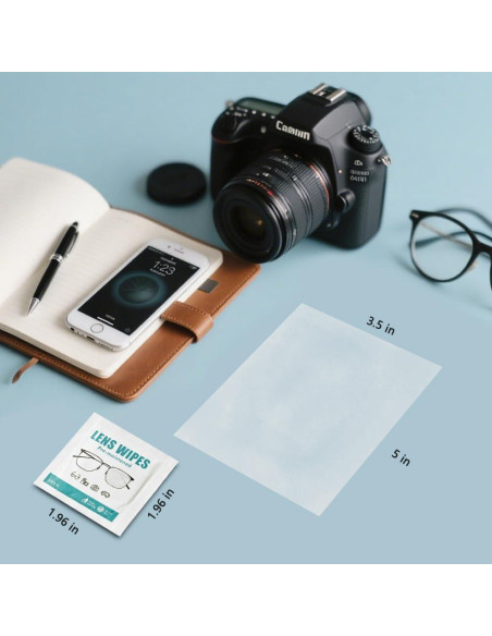 200 Toallitas Limpiadoras para Lentes OHOO - Prehumedecidas