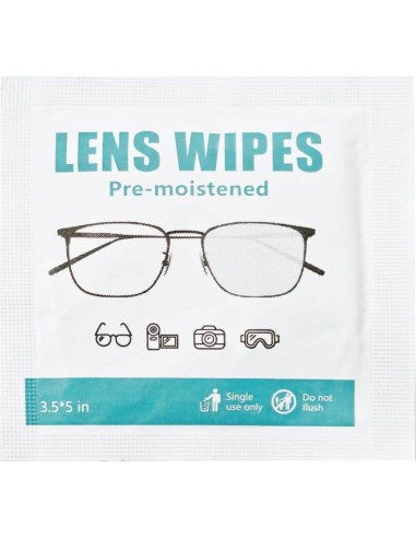 200 Toallitas Limpiadoras para Lentes OHOO - Prehumedecidas