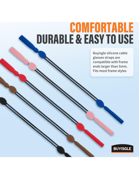 Correa Ajustable para Gafas Niños Buyisgle 25.4cm Multicolor
