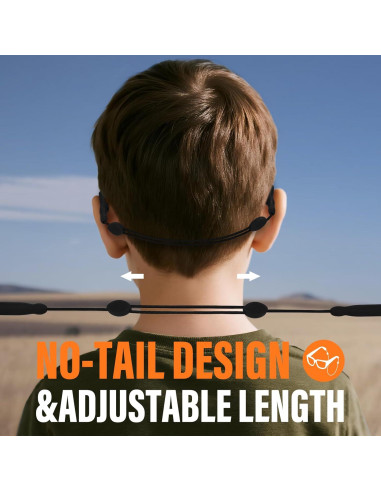 Correa Ajustable para Gafas Niños Buyisgle 25.4cm Multicolor