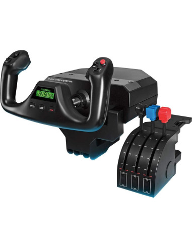 Logitech G Pro Flight Yoke System y Pedales de Timón