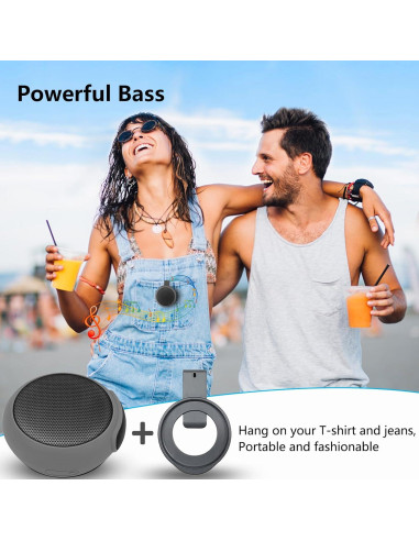 Altavoz Bluetooth Portátil ANCwear BT-208T Impermeable 3W