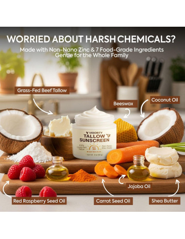 Protector Solar Natural Vigority SPF 30 con Zinc y Grasa 59 ml