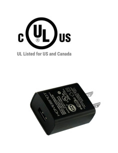 Cargador de Pared USB HomeSpot 5V 1A Certificado UL 2